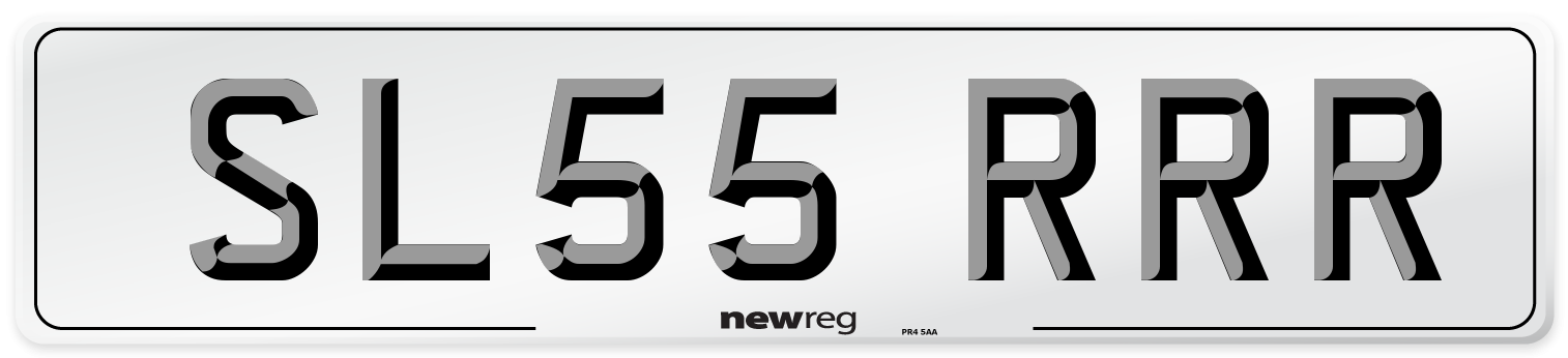 SL55 RRR Number Plate from New Reg